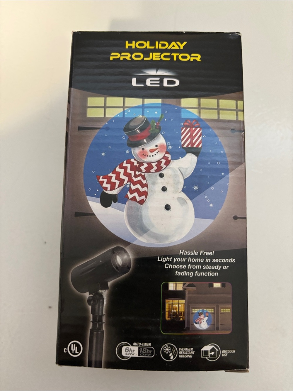 Holiday Projector LED Outdoor Light - Black